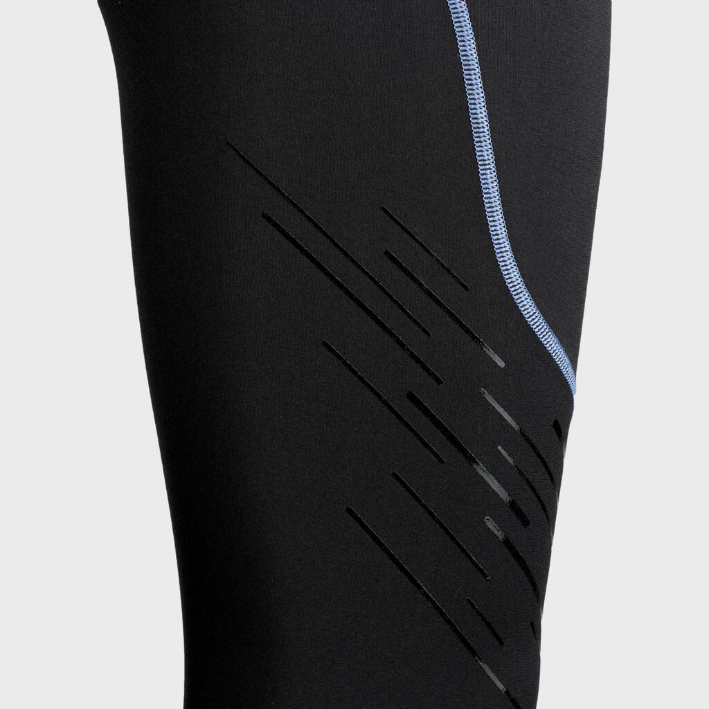 Women's Rugby Leggings R500 - Black