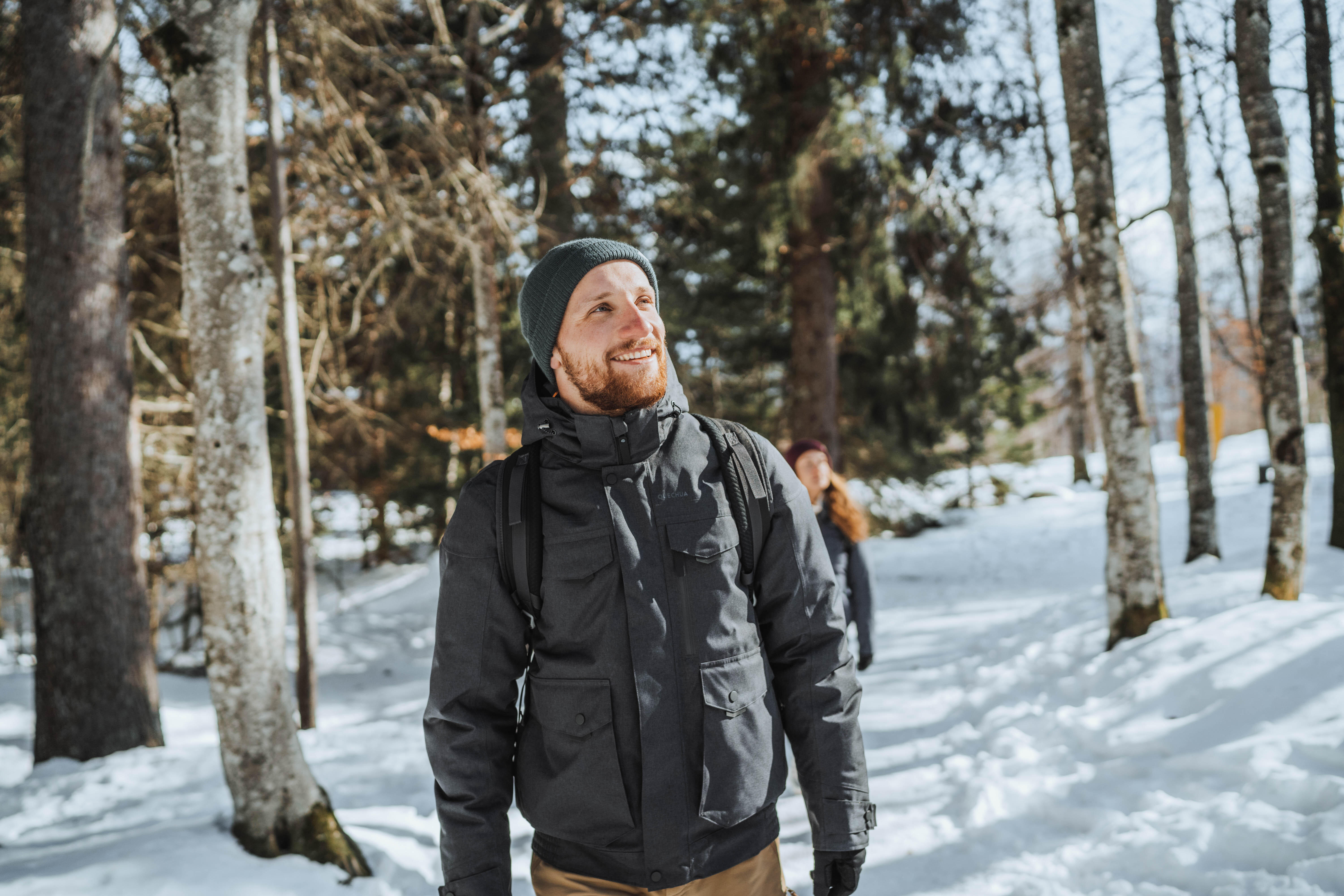 Manteau de randonnée imperméable homme – SH 500 noir - QUECHUA