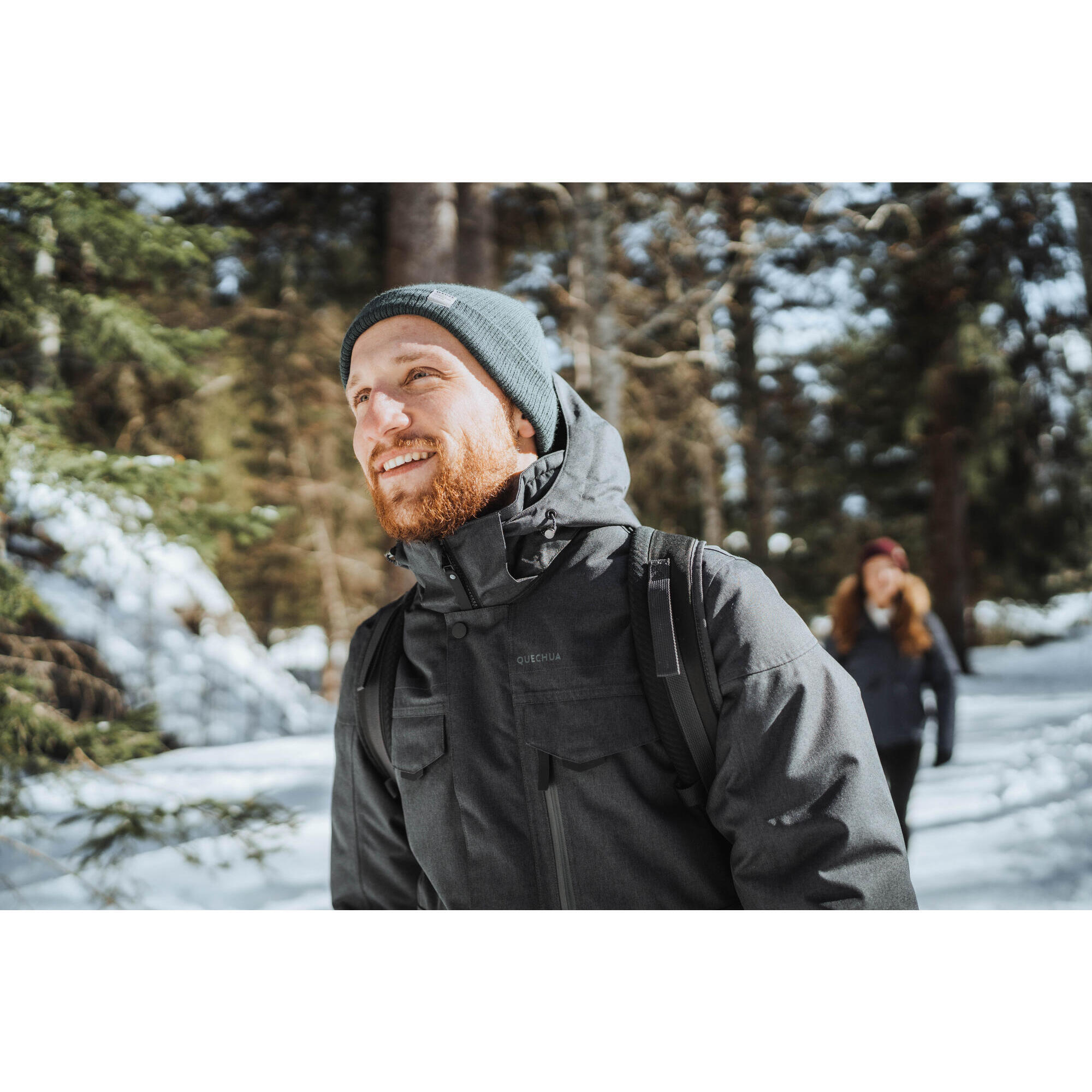 Erkek Su Ge irmez Outdoor Kar Montu K l k Mont Siyah SH500