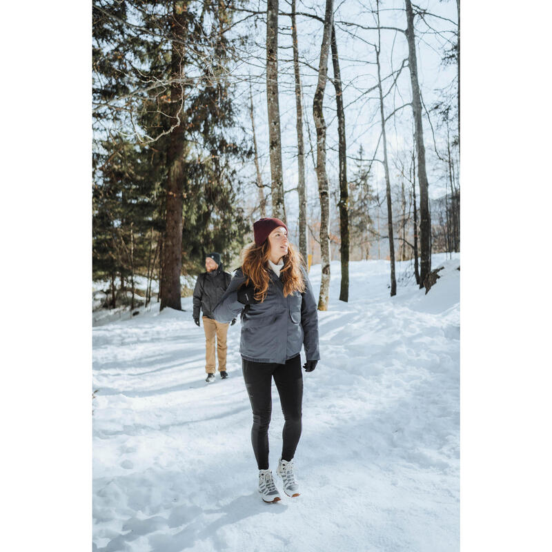 Casaco de Inverno Impermeável de Caminhada Mulher SH500 -8°C