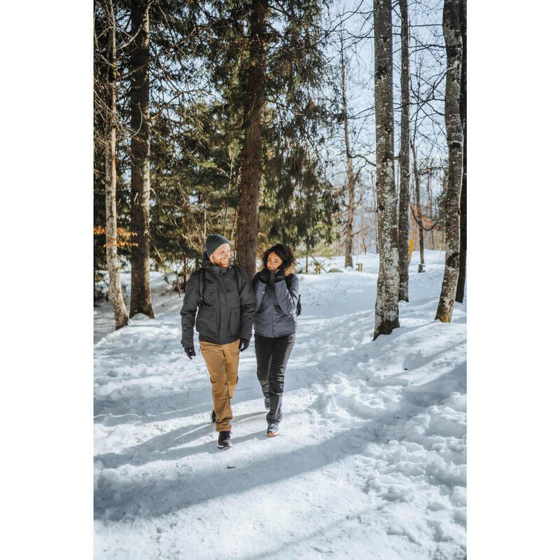Erkek Su Geçirmez Outdoor Kar Montu/Kışlık Mont - Gri - NH500 -10 °C