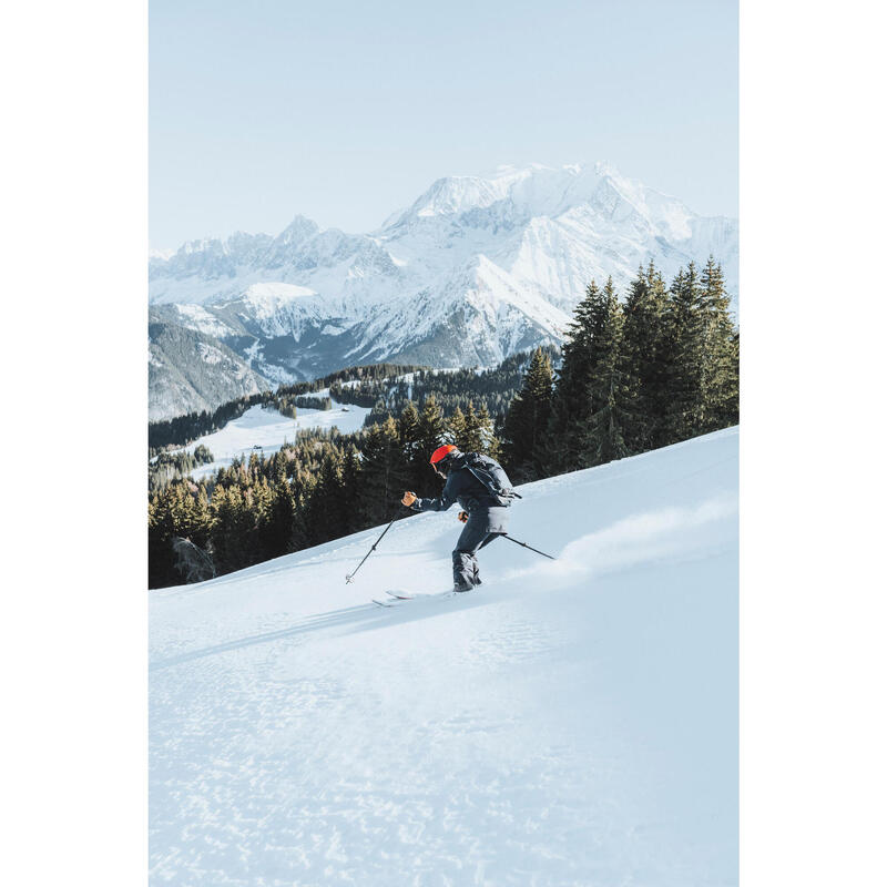 Capacete de ski freeride Adulto - FR 900 Mips preto e branco