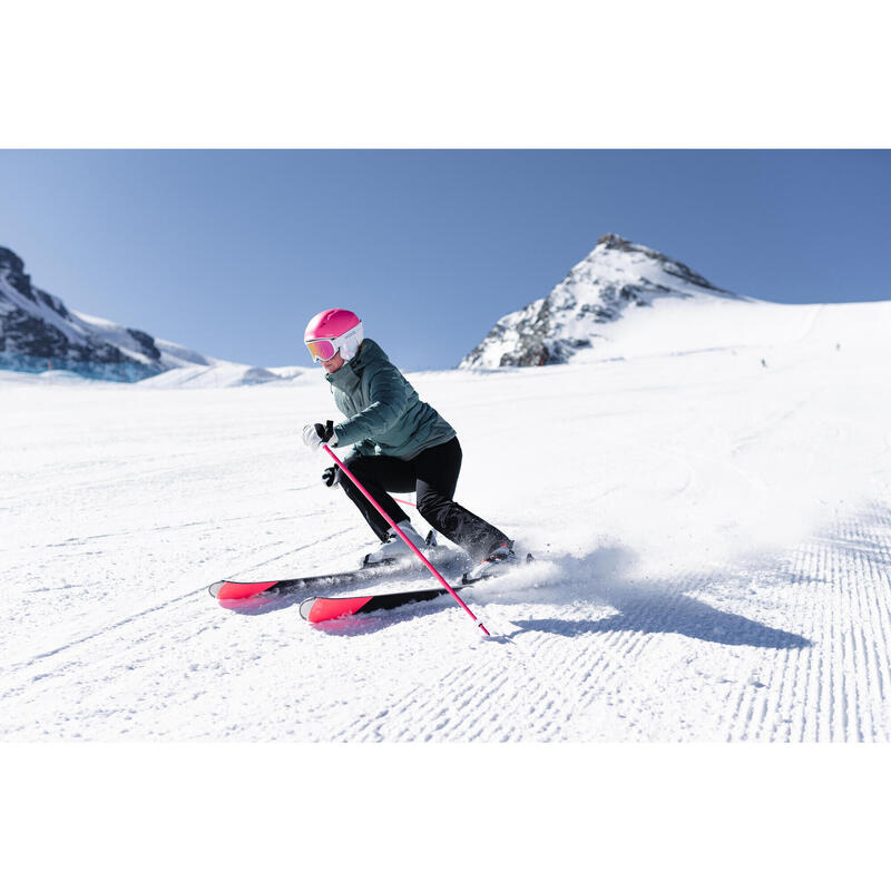 Yetişkin Kayak Kaskı - Pembe / Beyaz - PST 580