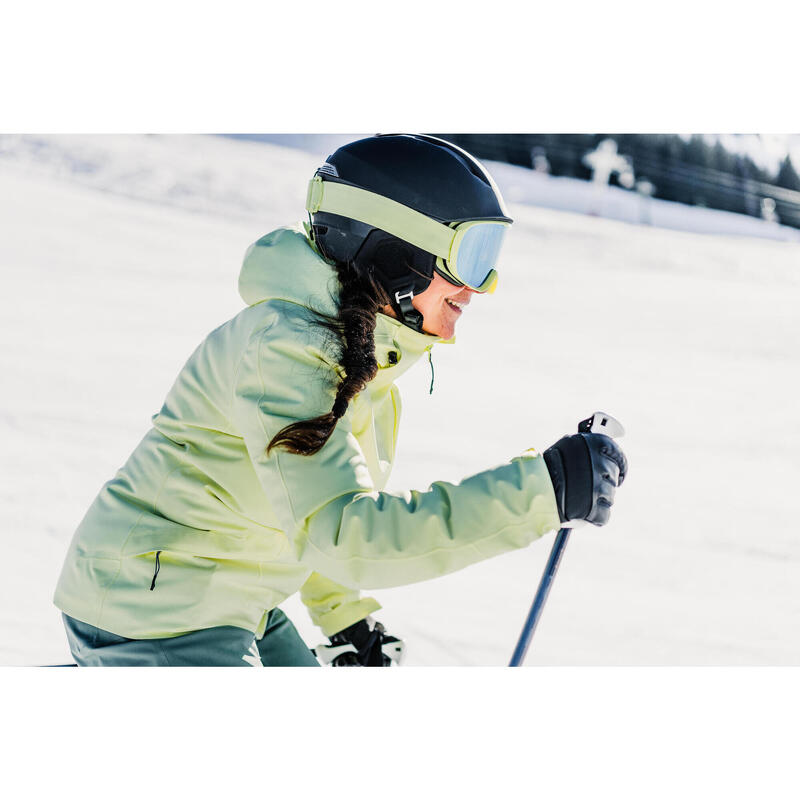 Warme skibroek voor dames 580 groen