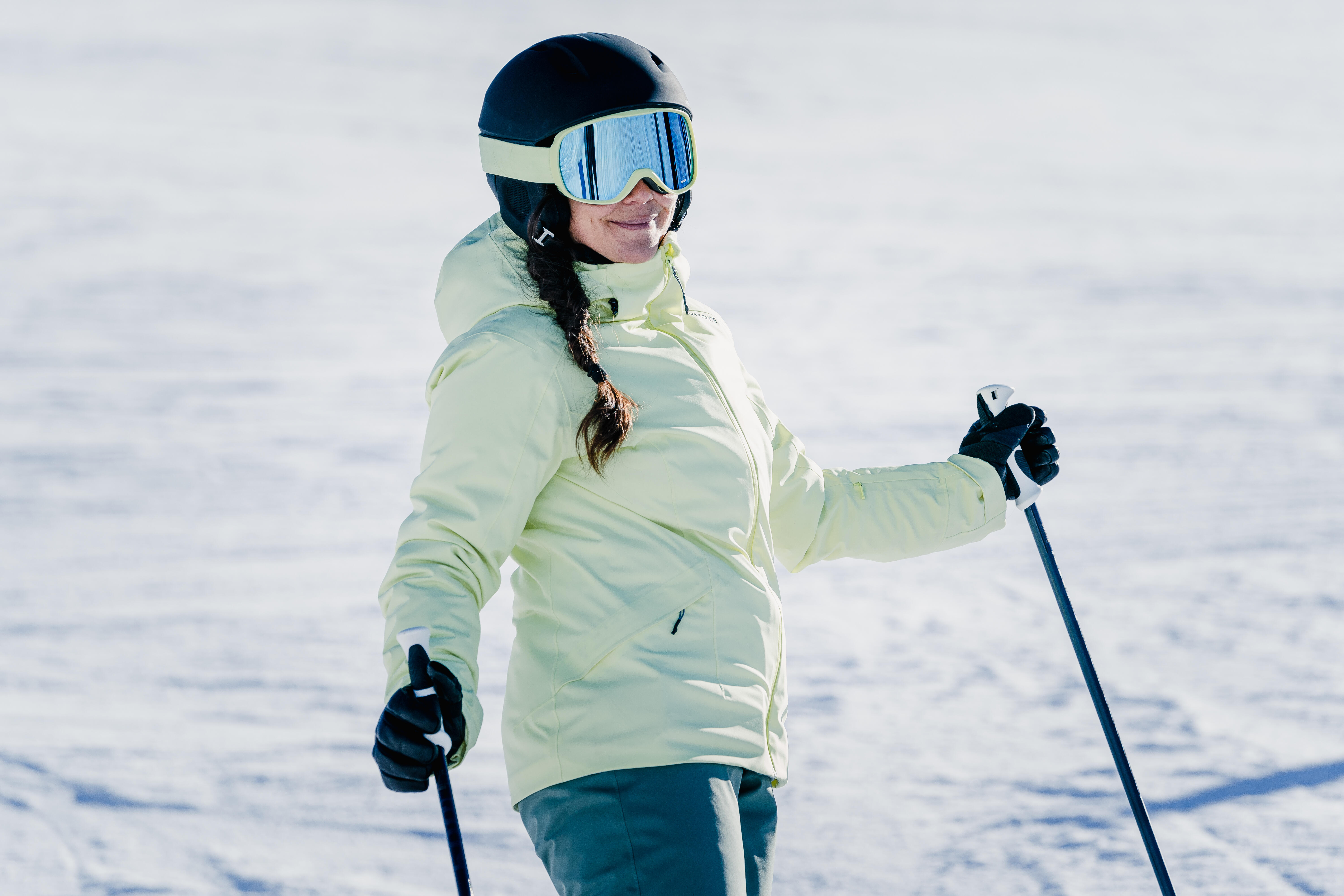 Women’s Downhill Ski Pants - 580 Green - Green - Wedze - Decathlon