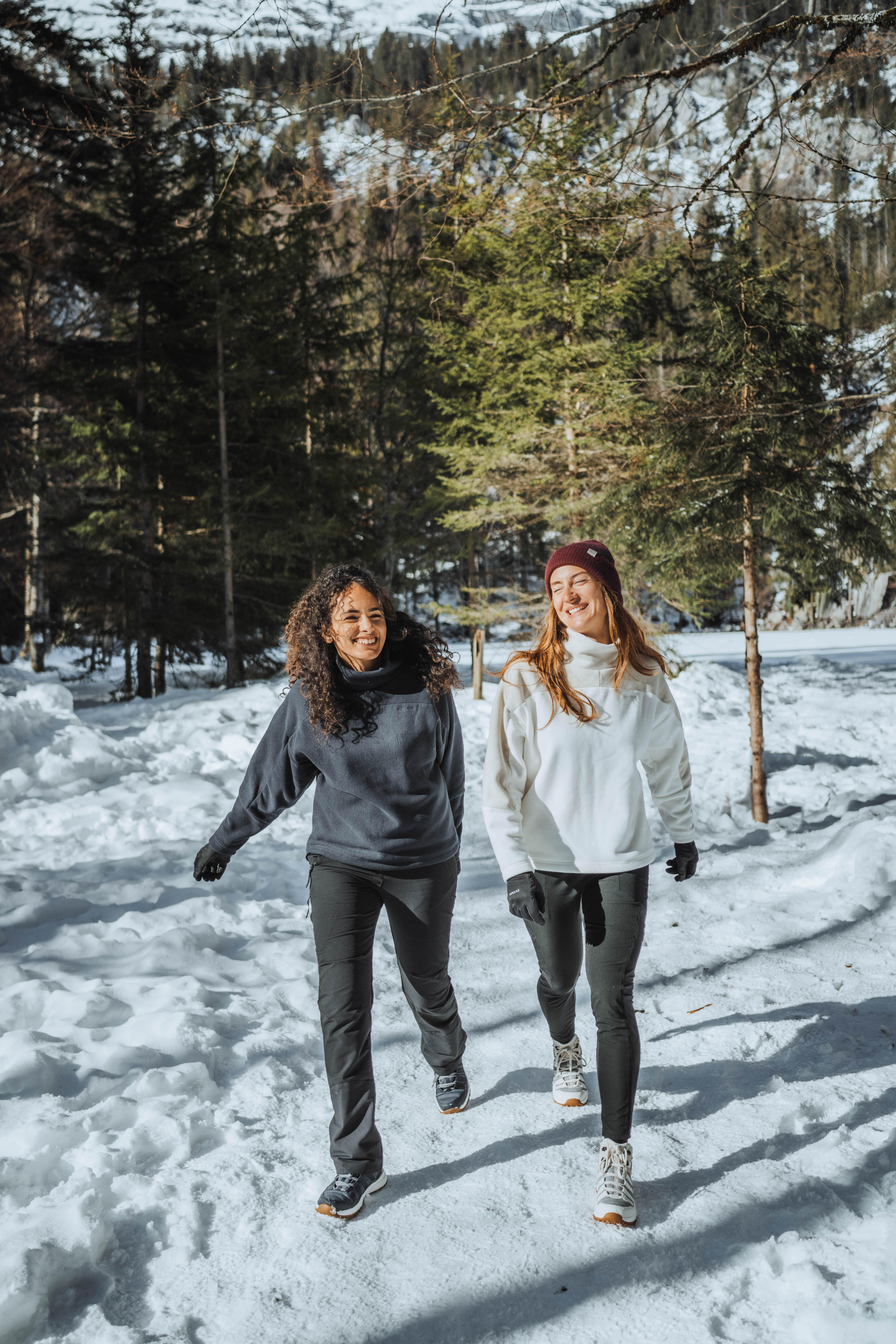 Women’s Warm Pants - SH 500 Black - QUECHUA