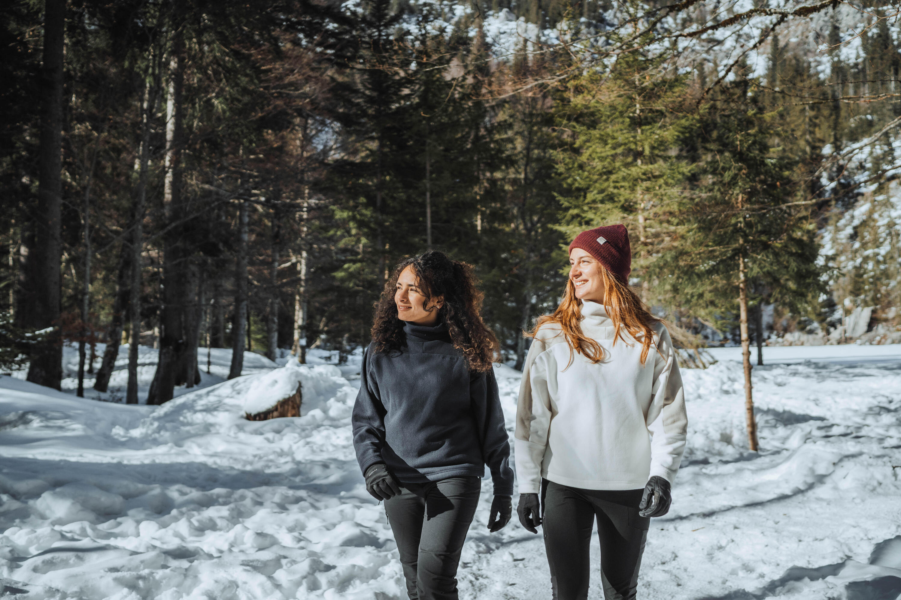 Women’s Warm Hiking Fleece - SH100 2/10