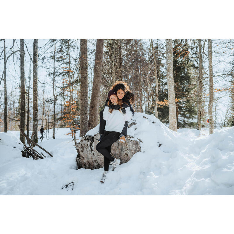 Fleecepullover Damen warm Winterwandern - SH100 