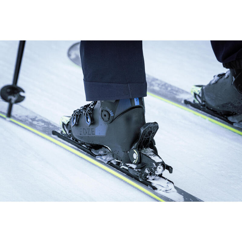 Botas de Esquí Mujer Wedze 580 Flex 80 Alpino Negro