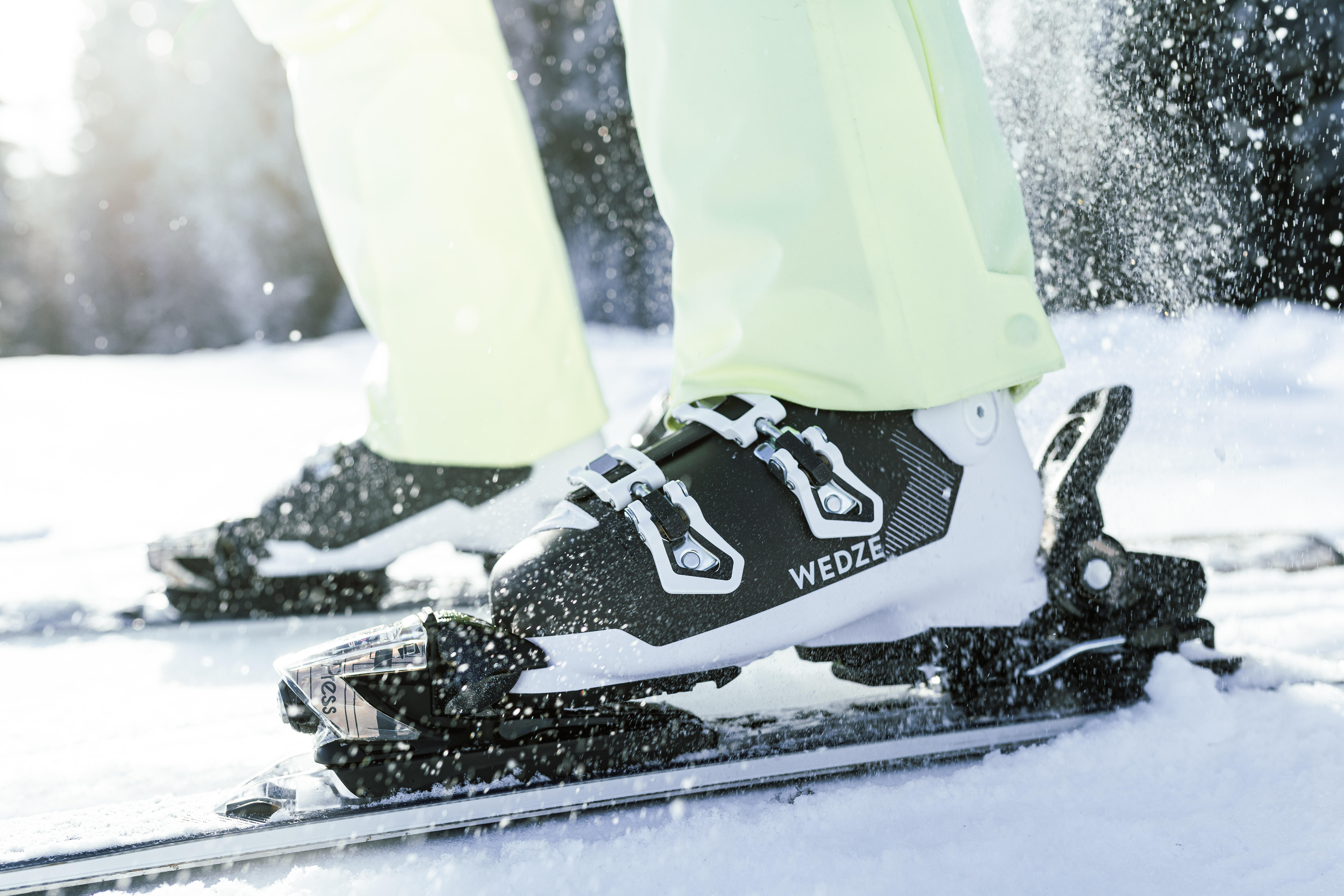 Bottes de ski homme - 580 Flex 100 noir - WEDZE