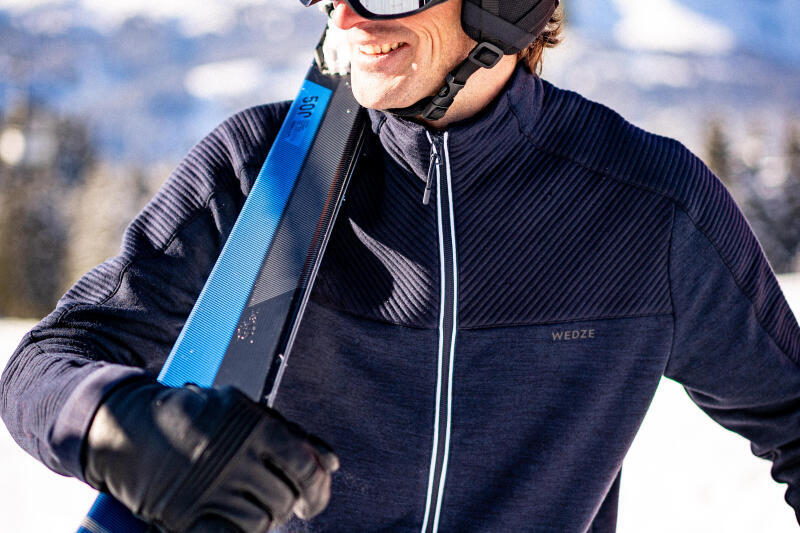 Bluza narciarska męska Wedze 500 Warm