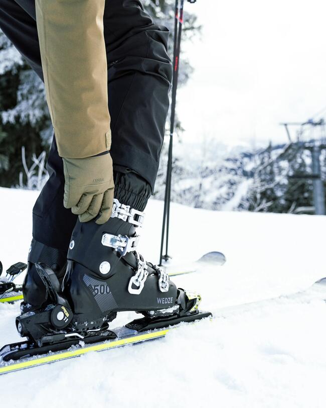 Men’s Warm Ski Trousers Regular 500 - Black