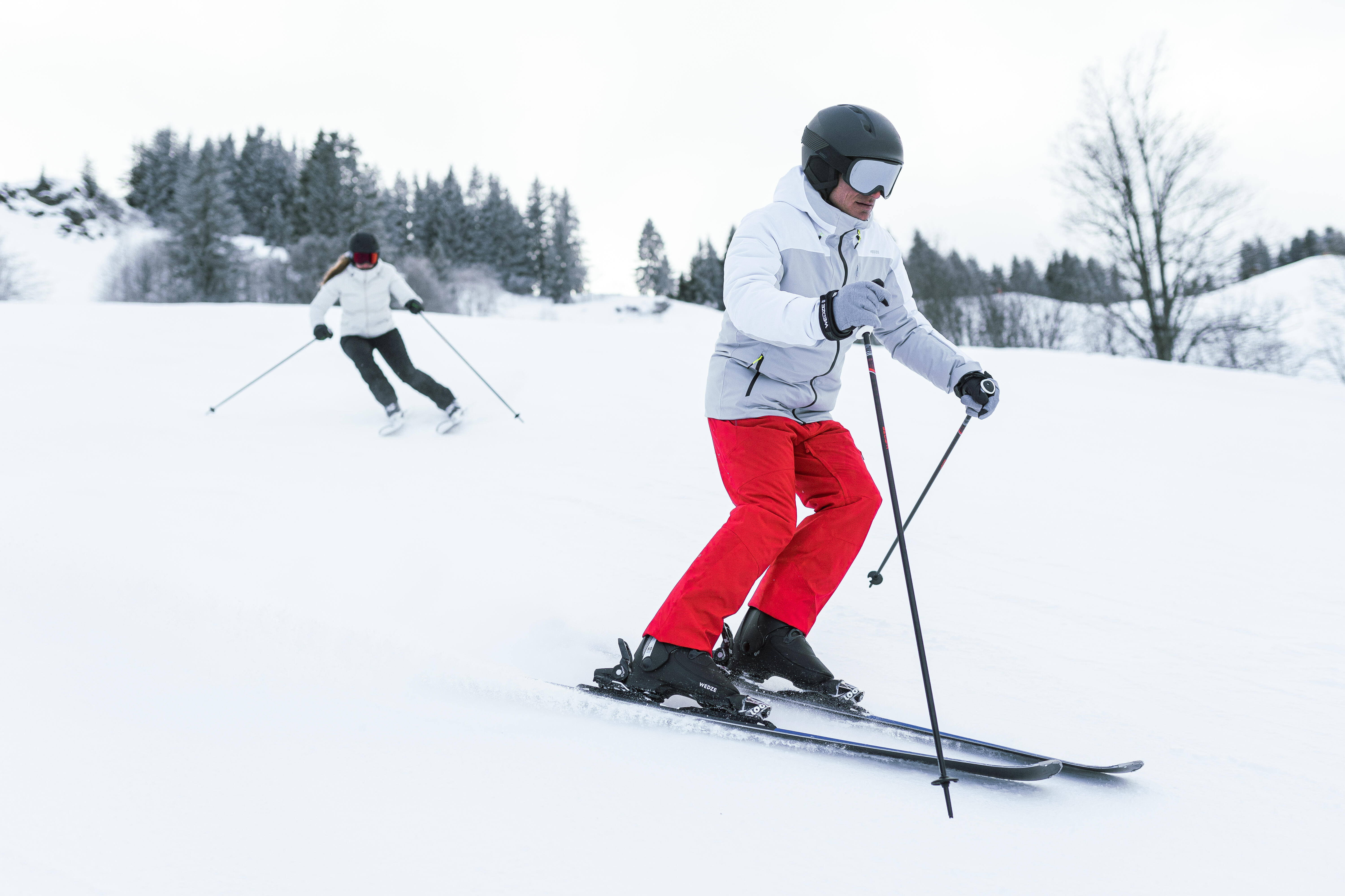 Men's Ski Boot - 100 Black - WEDZE