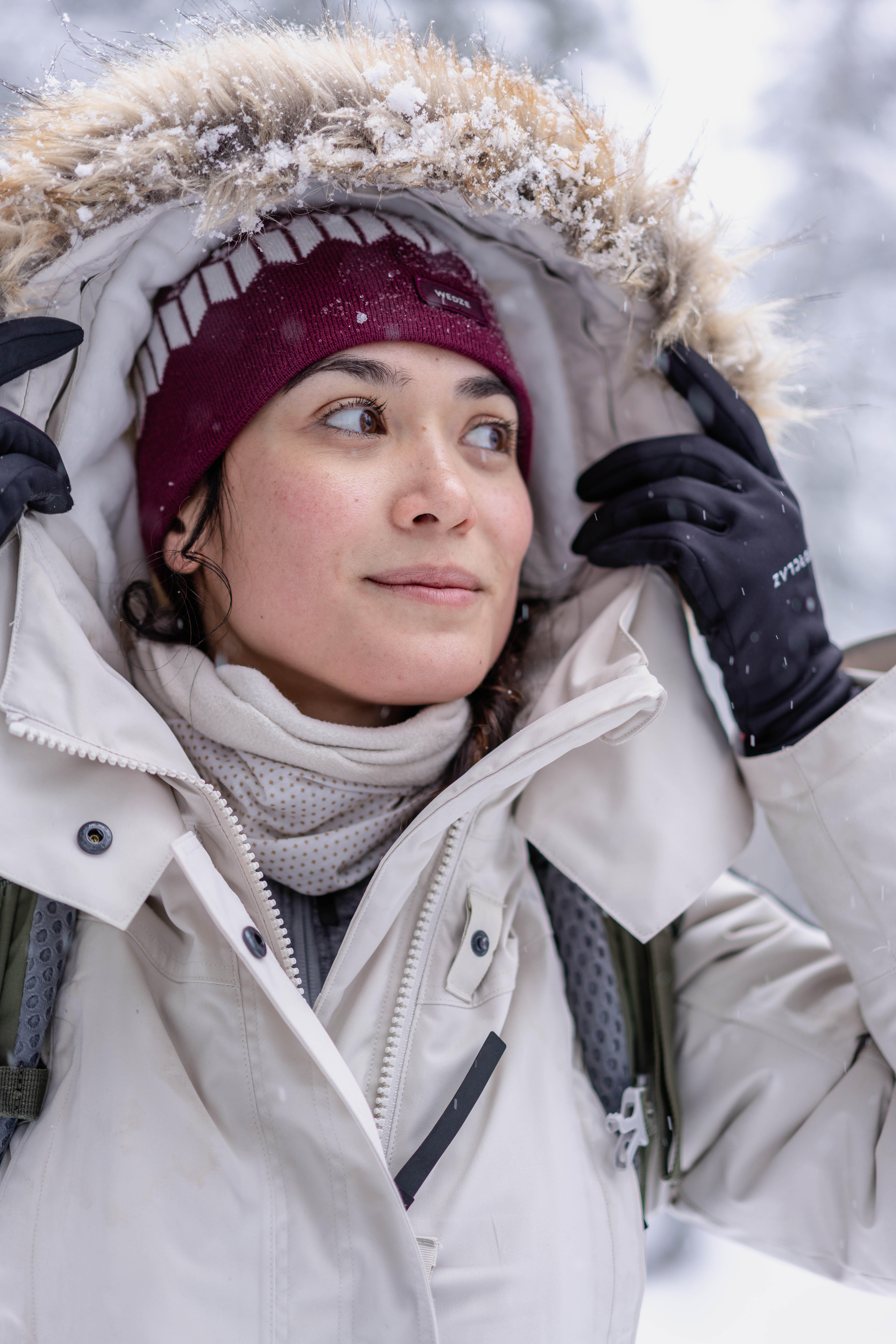 Women's Waterproof Hiking Parka -20°C NH900 - Beige | Decathlon