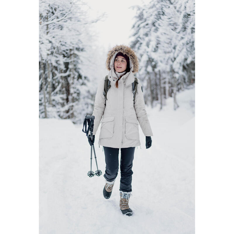 Kadın Su Geçirmez Outdoor Kar Montu/Kışlık Mont - Bej - SH900 -20 °C