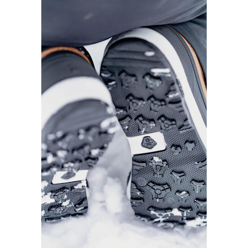 Snowboots heren - warme waterdichte sneeuwlaarzen met veters - SH500 - bruin