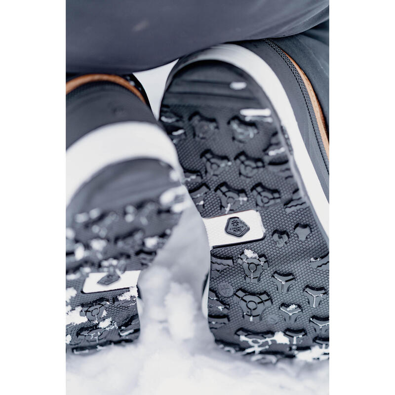 Warme waterdichte wandellaarzen voor de sneeuw heren SH500 X-warm veters