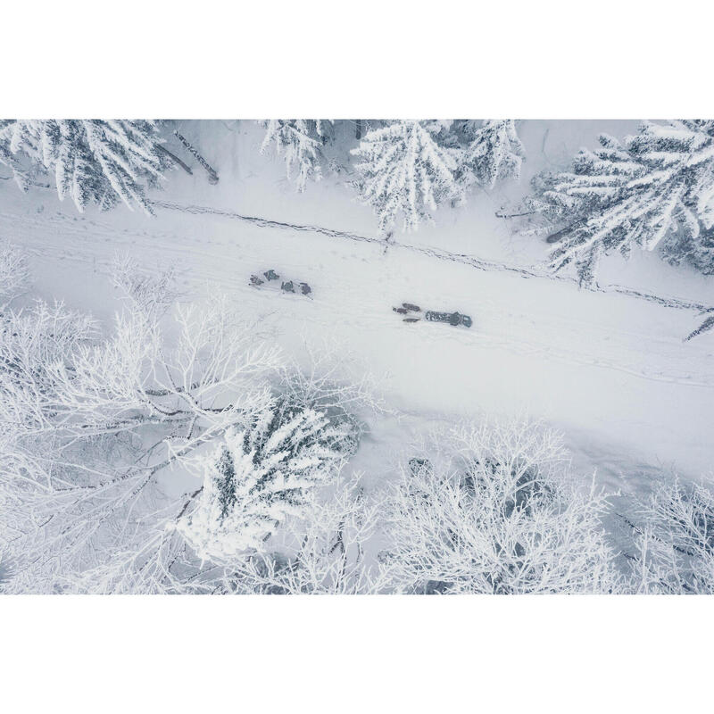 Geacă Parka Iarnă Impermeabilă Drumeție pe zăpadă SH900 -20°C Kaki Bărbați