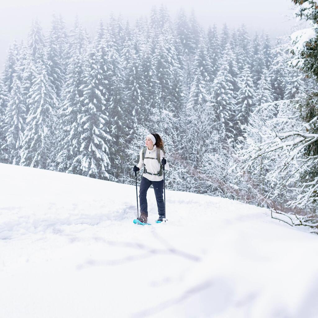 Women’s warm water-repellent ventilated hiking trousers - SH500 MOUNTAIN VENTIL