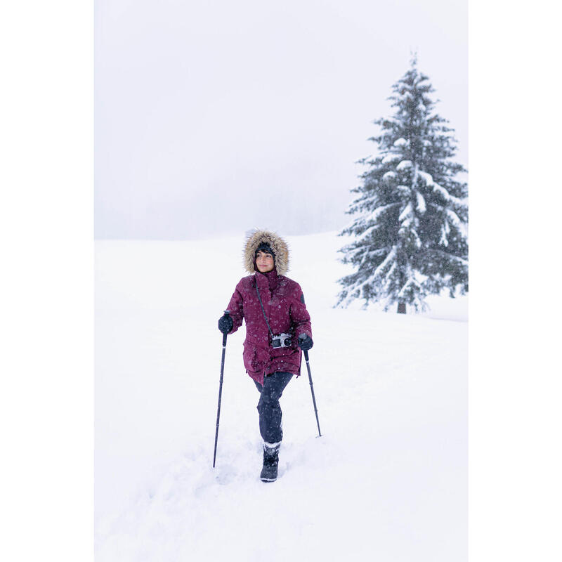 Schneestiefel Damen hoch warm wasserdicht Winterwandern - SH500 