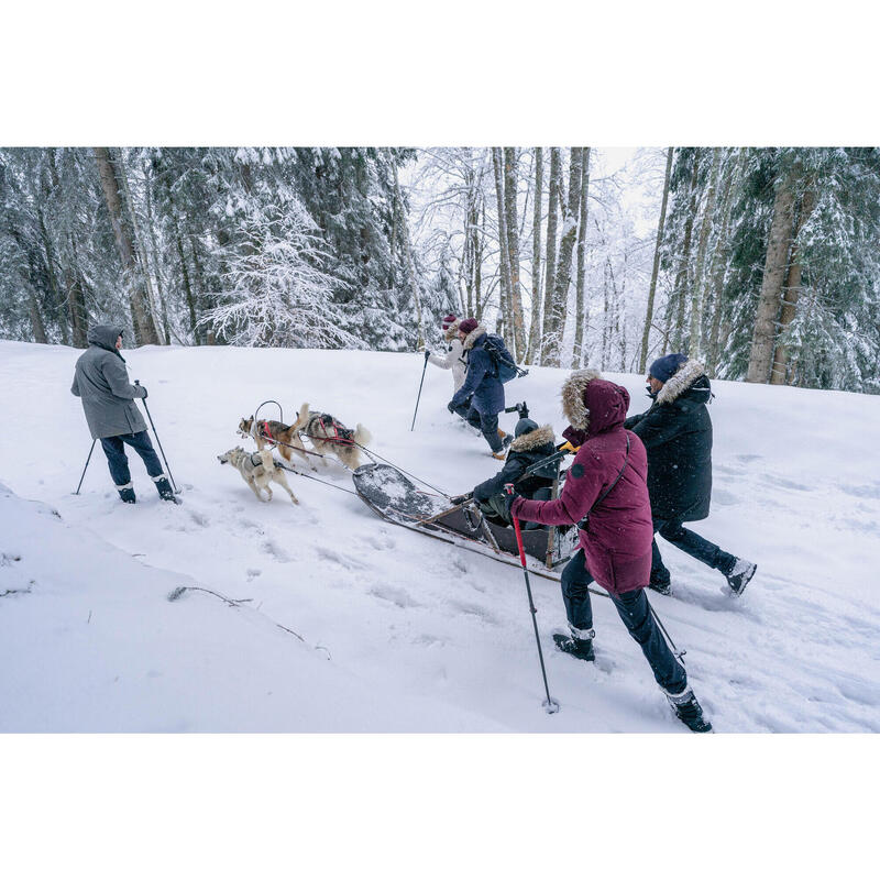 Női túranadrág, vízlepergető, meleg - SH500 Mountain