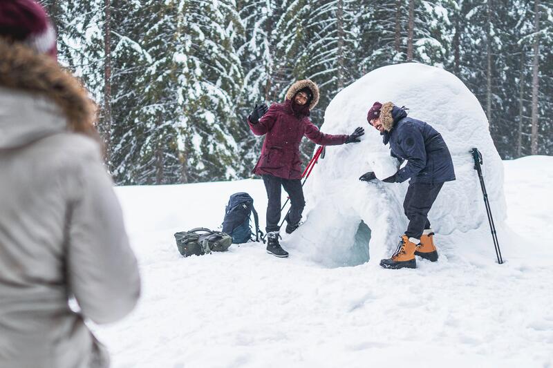 Parka turystyczna damska zimowa Quechua SH900 -20°C wodoodporna