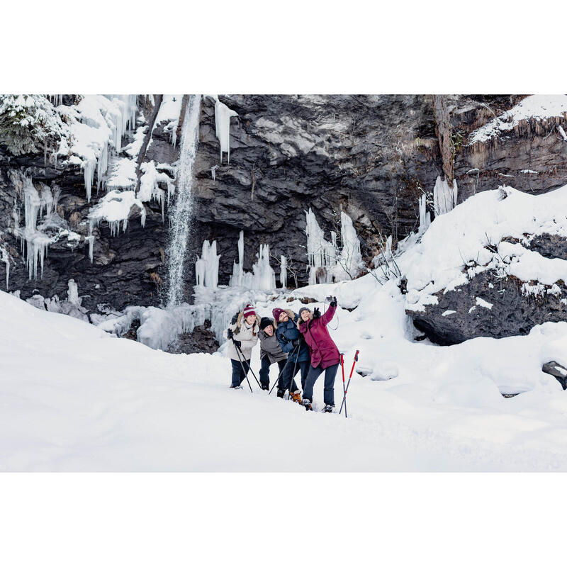 Dámské turistické vodoodpudivé kalhoty SH 500 