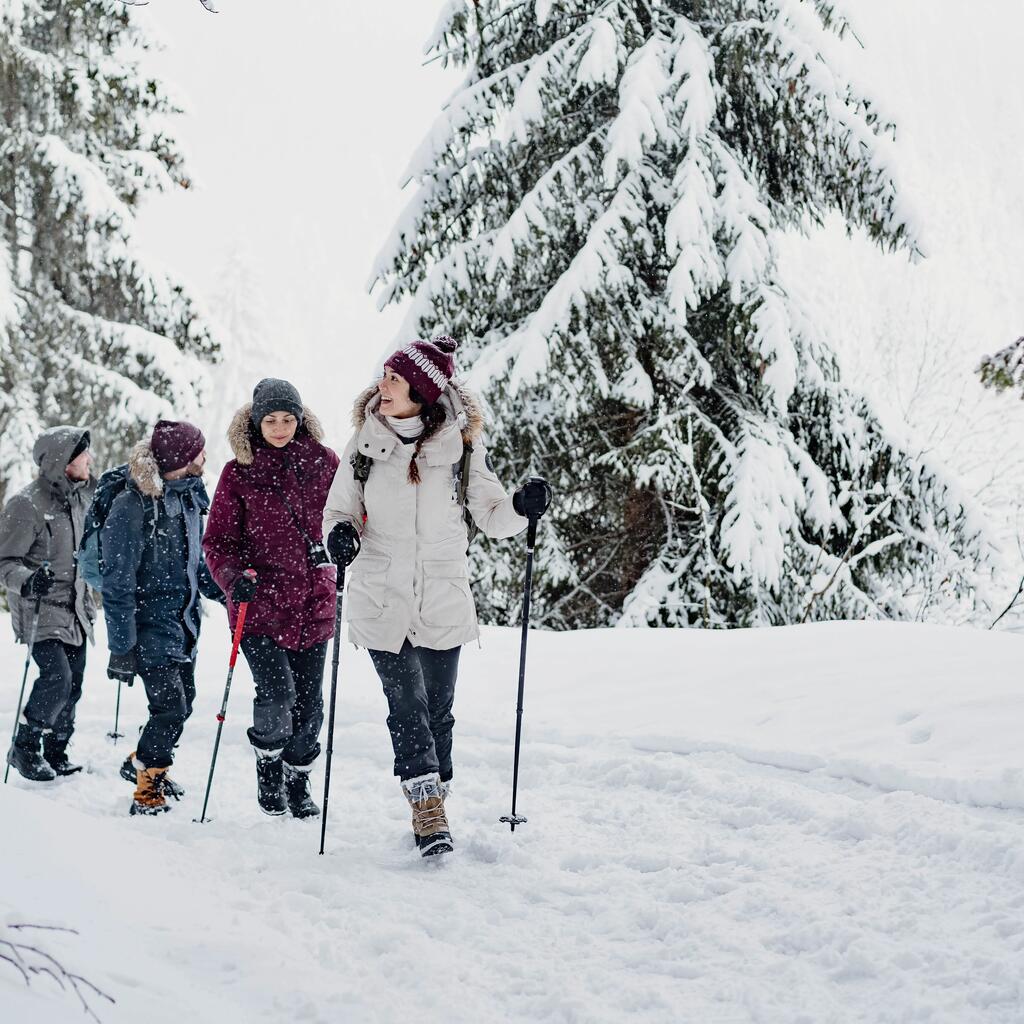 Women's waterproof warm snow boots - SH500 high boot 