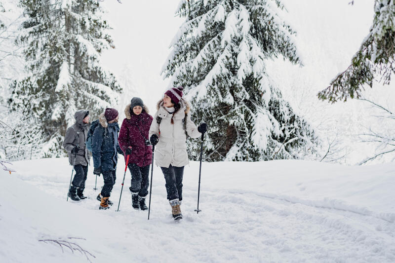 Buty turystyczne śniegowce damskie Quechua SH500 Warm wodoodporne