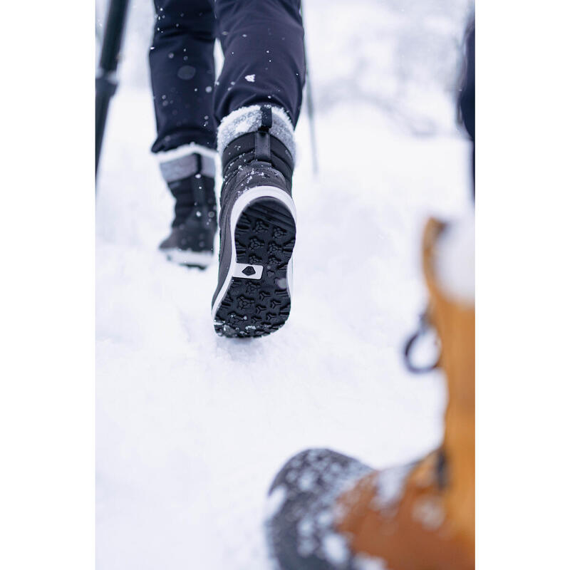 Women's waterproof warm snow boots - SH500 high boot 