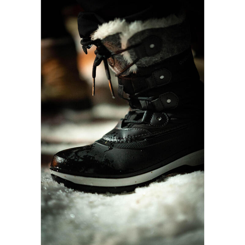 Bottes de neige chaudes imperméables - sh500 hautes sabot - femme