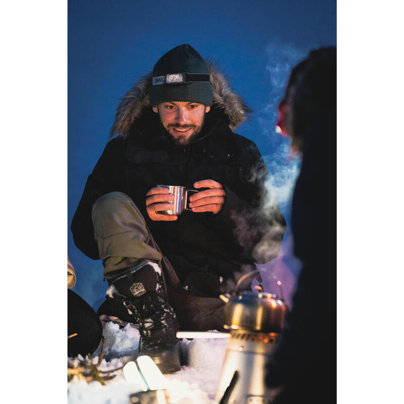 Pantalon călduros hidrofob Drumeție SH500 Verde Damă