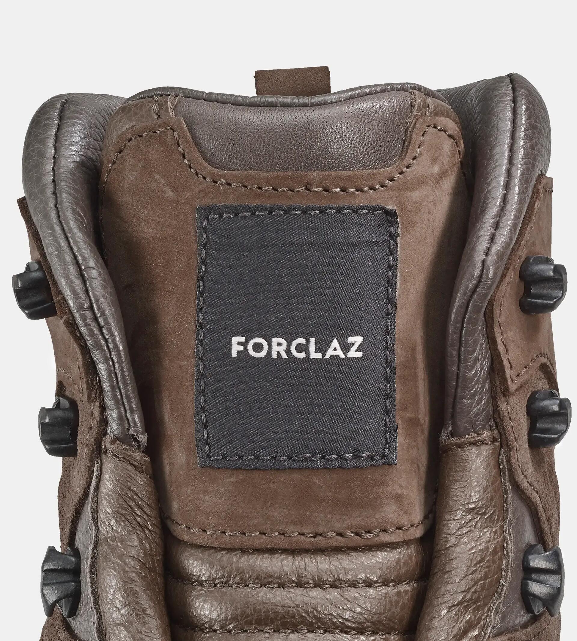 Leather trekking shoes