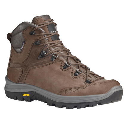 Botas montaña y trekking de piel impermeables Vibram Hombre Forclaz MT500