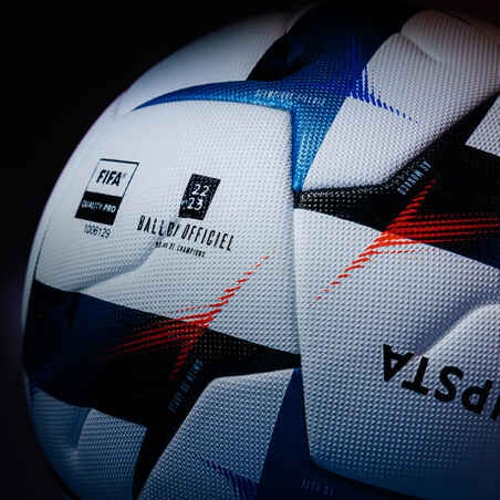 Oficialus „Uber Eats Ligue 1“ rungtynių kamuolys, 2022 m., su dėžute, mėlynas