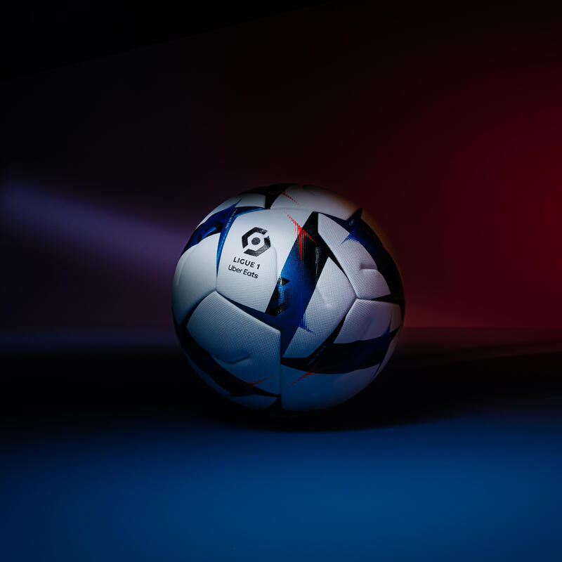 BALLON DE FOOTBALL LIGUE 1 UBER EATS OFFICIEL MATCH BALL BLEU 2022 AVEC BOÎTE