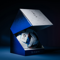 BALLON DE FOOTBALL LIGUE 1 UBER EATS OFFICIEL MATCH BALL BLEU 2022 AVEC BOÎTE