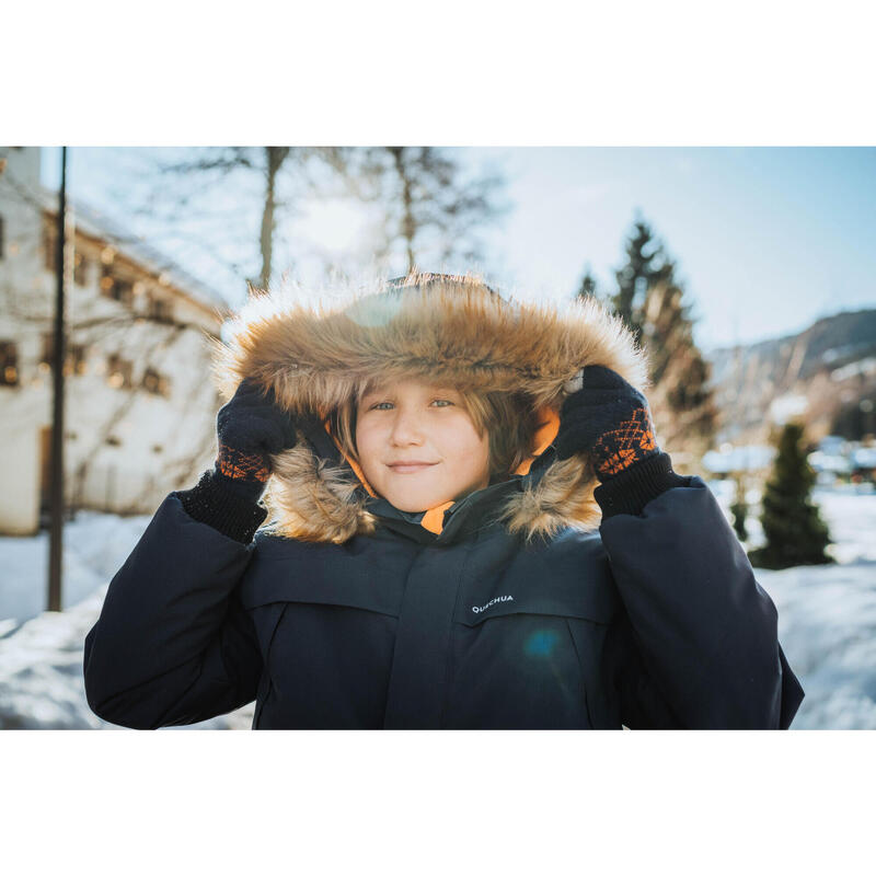 Çocuk Outdoor Kışlık Mont/Kar Montu - 7/15 Yaş - Mavi - NH500