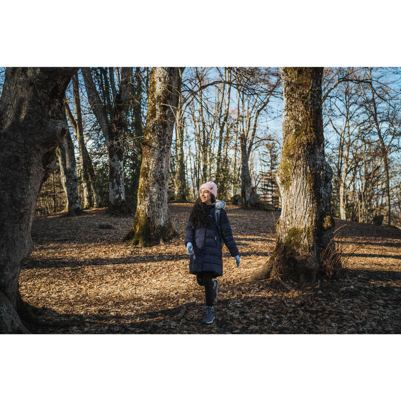 DOUDOUNE CHAUDE ET IMPERMÉABLE DE RANDONNÉE - SH500 -8°C - ENFANT 7 - 15 ANS