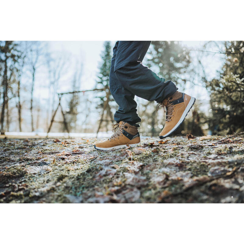 Botas de nieve y apreski impermeables de piel Niños SH500