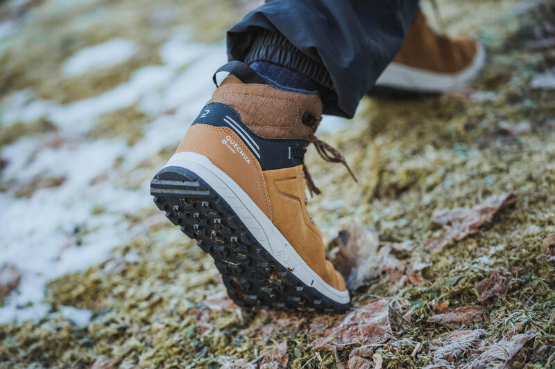 Çocuk Su Geçirmez Outdoor Deri Kar Botu - Kahverengi - 35 / 38 - SH500