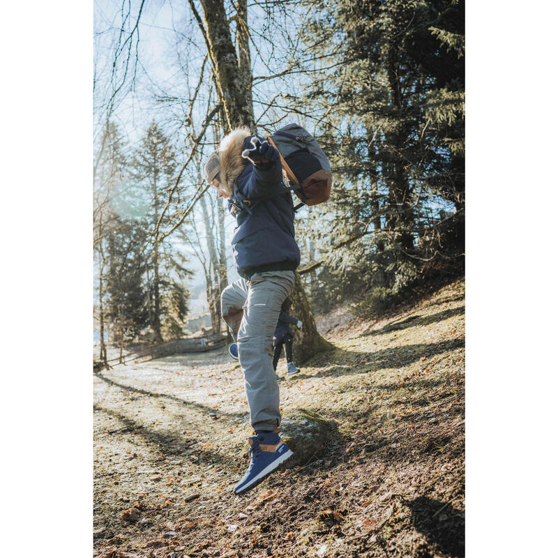 Çocuk Outdoor Kışlık Mont/Kar Montu - 7/15 Yaş - Mavi - NH500