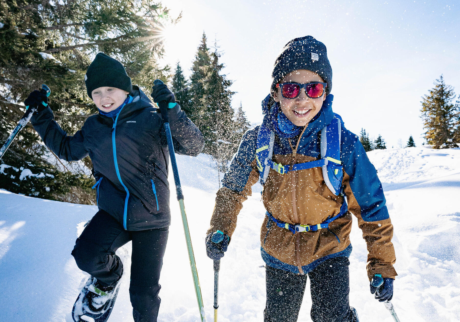 Randonnée sur neige : raquettes ou crampons neige ? 