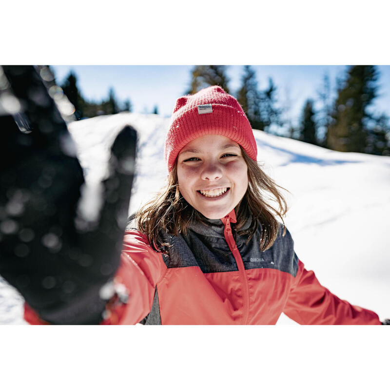 Softshell Handschuhe Kinder Stretch touchscreenfähig Winterwandern - SH500