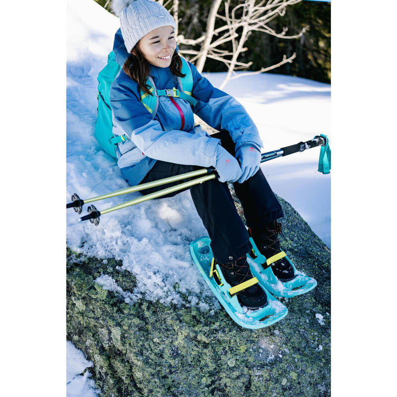 Çocuk Outdoor Dokunmatik Eldiven - Mavi - 6 / 14 Yaş - SH500 Mountain Strech