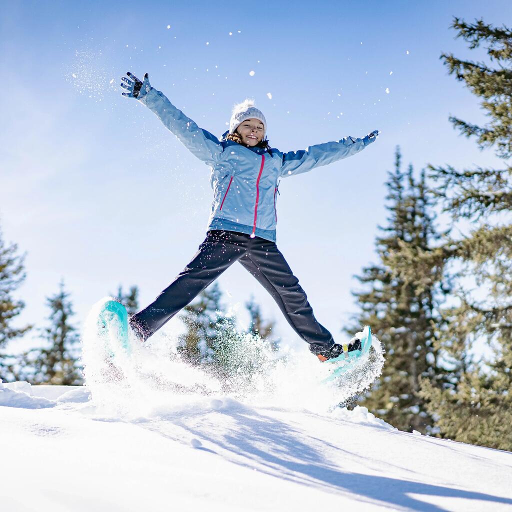 Kids’ Touchscreen-compatible Hiking Gloves SH500 Mountain Stretch 6-14 Years