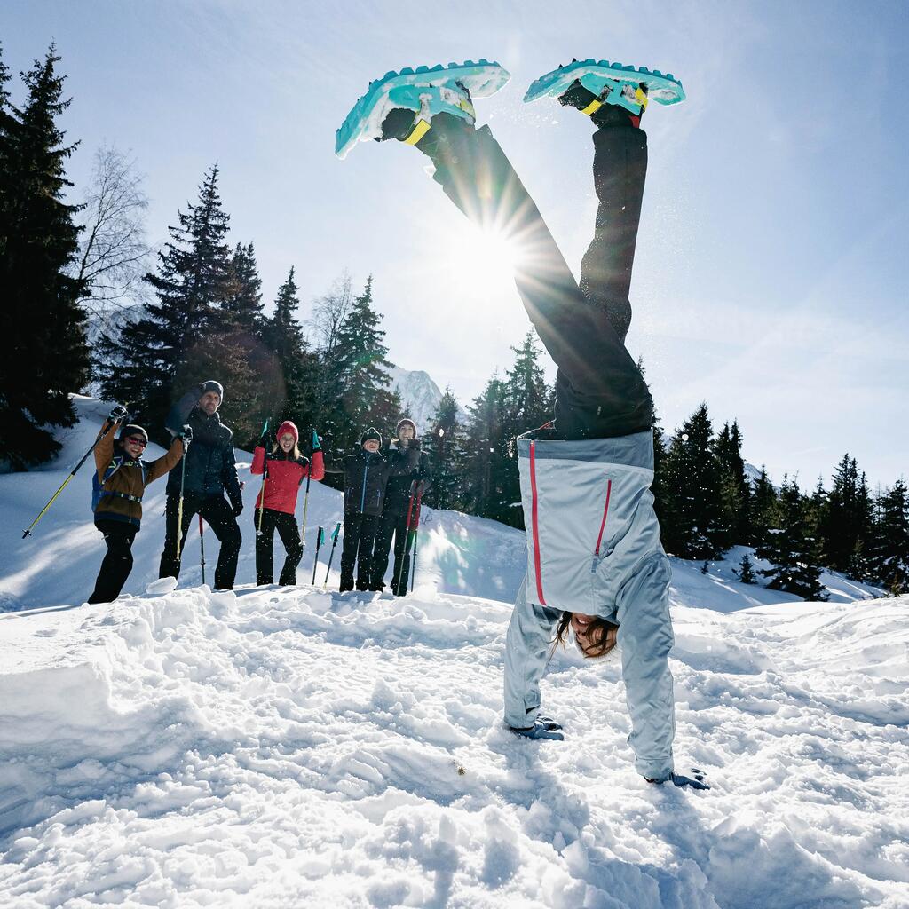 Kids’ Touchscreen-compatible Hiking Gloves SH500 Mountain Stretch 6-14 Years