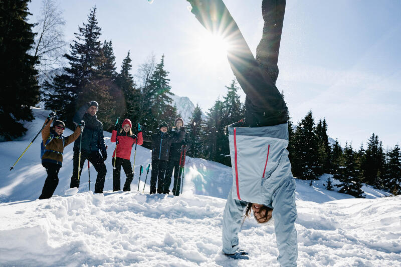 Rękawiczki turystyczne dla dzieci dotykowe Quechua SH500 Mountain stretch