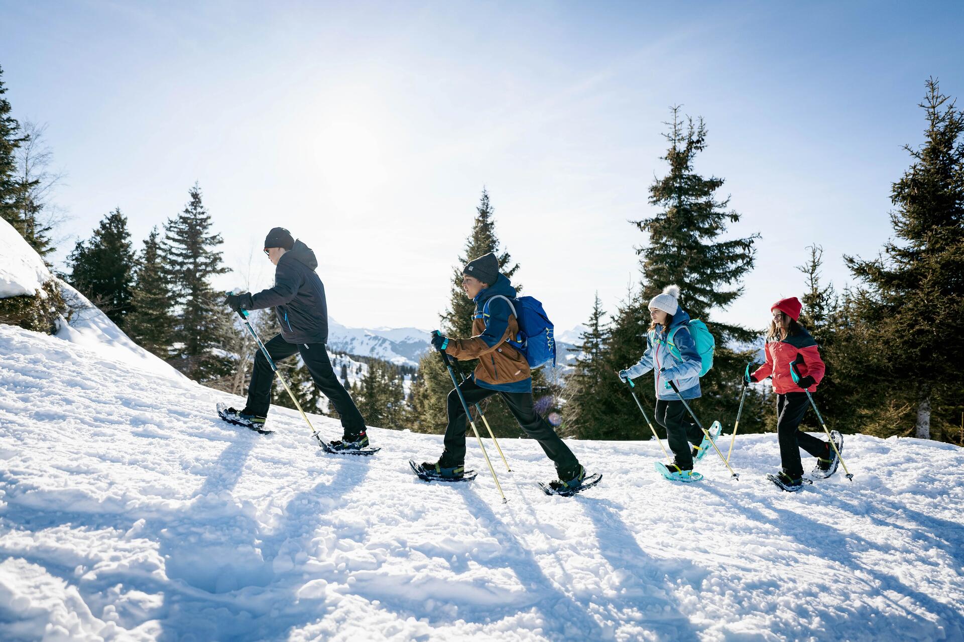 SNOWSHOES EASY SH100 MTN JR