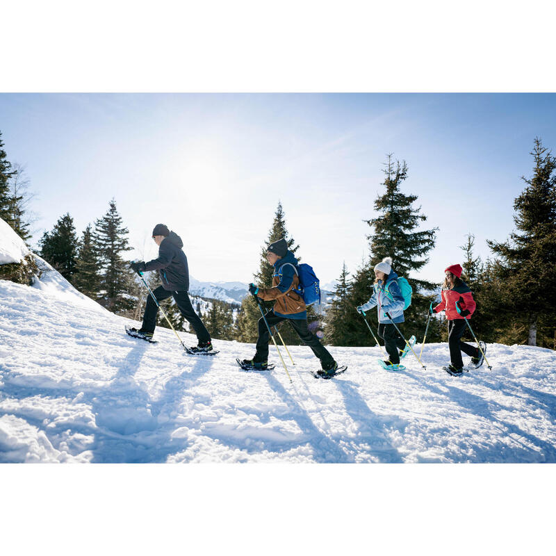 VESTE 3en1 CHAUDE ET IMPERMÉABLE RANDONNÉE -SH500 MTN -10°C - ENFANT 7-15 ANS